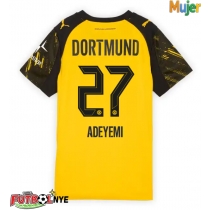 Camiseta Borussia Dortmund Karim Adeyemi #27 Primera Equipación para mujer 2025-26 manga corta